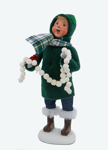 Byers Choice Caroler: Family with Cardinals Boy